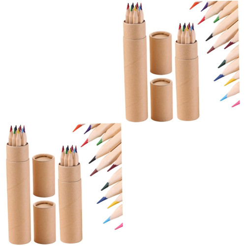 MAGICLULU 48 Pcs Colored Pencils Doodling Pencils Art Drawing Pencils Sketch Painting Tools High Lighters Painting Pencils Highlighters Bulk Pencils for Coloring Wooden Decorate Child