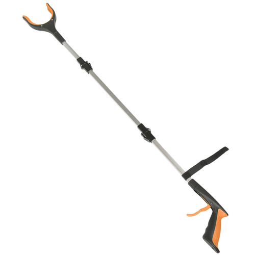 VINTORKY Cleaning Supplies Tools Garbage Picking Tool Garbage clamp Trash Picker Grabber Reusable Tong Pickup Sticks Long Trash Picker Garbage Grabber Long Handle Trash Tongs Aluminum Alloy