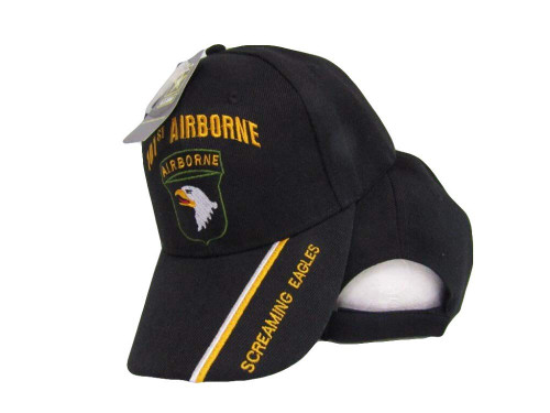 Flakitas Novelties US United States Army 101st Airborne Screaming Eagle Shadow Black Embroidered Cap Hat CAP626 Flakitas Novelties US United States Army 101st Airborne Screaming Eagle Shadow Black Embroidered Cap Hat CAP626