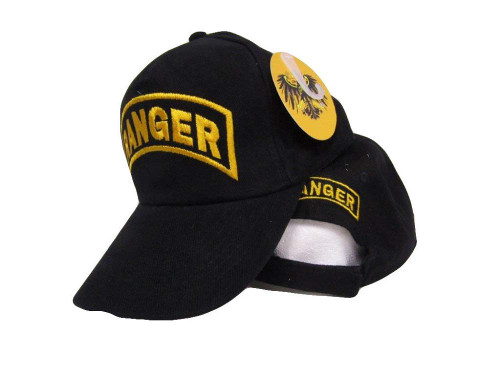 Flakitas Novelties US United States Army Ranger Gold Letters Embroidered Black Baseball Hat Cap Cover