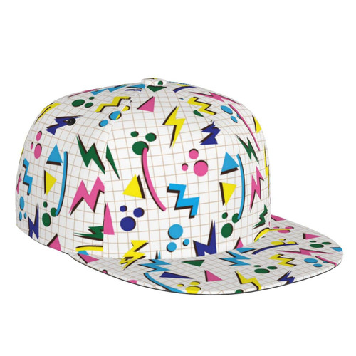 80S 90S Baseball Cap Adjustable Fashion Casual Flat Bill Brim Dad Hats for Women Men Sun Hats 80S 90S Baseball Cap Adjustable Fashion Casual Flat Bill Brim Dad Hats for Women Men Sun Hats