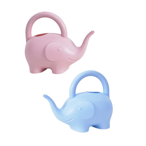 FONDOTIN 2pcs Watering can Kids Gardening Tools Watering Flower Metal Water jug Elephant Watering Pitcher Outdoor Sprayer Watering Pot Child Watering Bottle pp Succulents