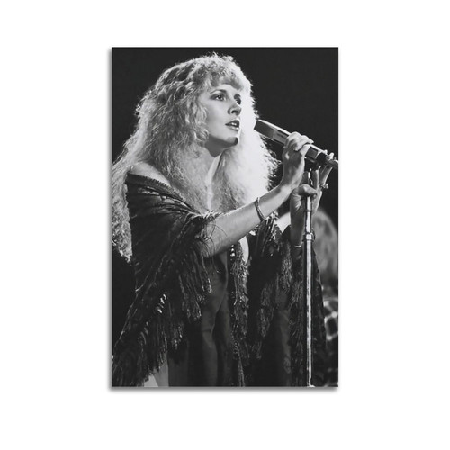 VCLUST Fleetwood Mac Poster Music Stevie Nicks Poster Art Decor Painting Aesthetic Wall Art Canvas for Bedroom Decor 16x24inch(40x60cm) Style-1