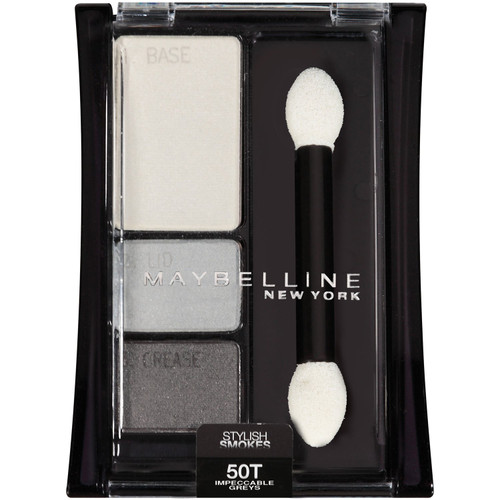 Maybelline New York Expert Wear Eyeshadow Trios, 50 Impeccable Greys, 0.13 Ounce Maybelline New York Expert Wear Eyeshadow Trios, 50 Impeccable Greys, 0.13 Ounce