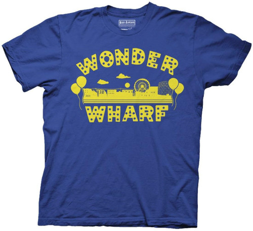 Ripple Junction Bob's Burgers Wonder Wharf Adult T-Shirt Large Royal Ripple Junction Bob's Burgers Wonder Wharf Adult T-Shirt Large Royal