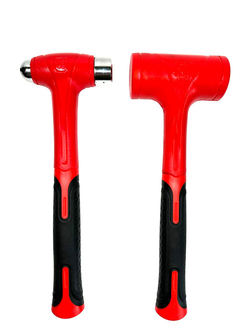 VCT 2Pc Dead Blow Hammer Set, 1LB Ball Pein Hammer, 1.5LB Dead Blow Hammer, Unibody Molded, Spark and Rebound Resistant