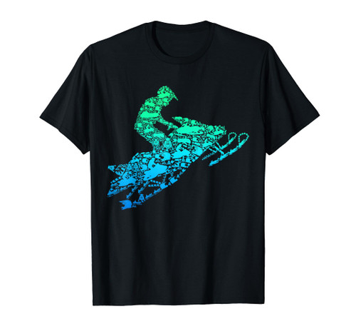 Snowmobile Snowcross Men Kids Boys T-Shirt