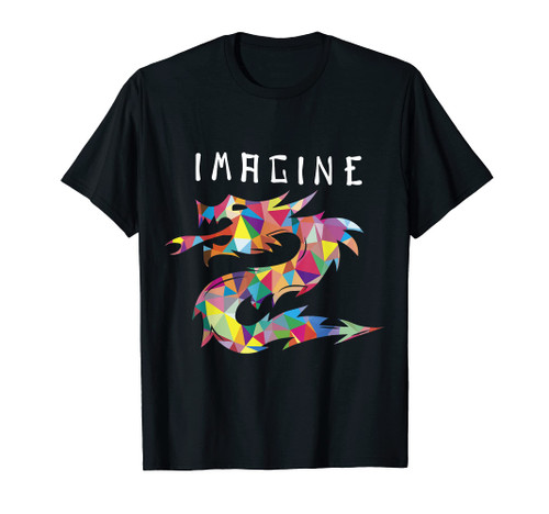 Imagine Fantasy Dragon Tattoo Style T-Shirt Imagine Fantasy Dragon Tattoo Style T-Shirt