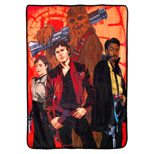 The Northwest Company Disney Star Wars Solo: A Story, "Galactic Swag" Micro Raschel Throw Blanket, 46" x 60", Multi Color The Northwest Company Disney Star Wars Solo: A Story, "Galactic Swag" Micro Raschel Throw Blanket, 46" x 60", Multi Color