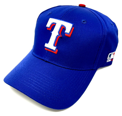 National Cap MVP Texas Rangers Logo Baseball Royal Blue Curved Bill Adjustable Hat National Cap MVP Texas Rangers Logo Baseball Royal Blue Curved Bill Adjustable Hat