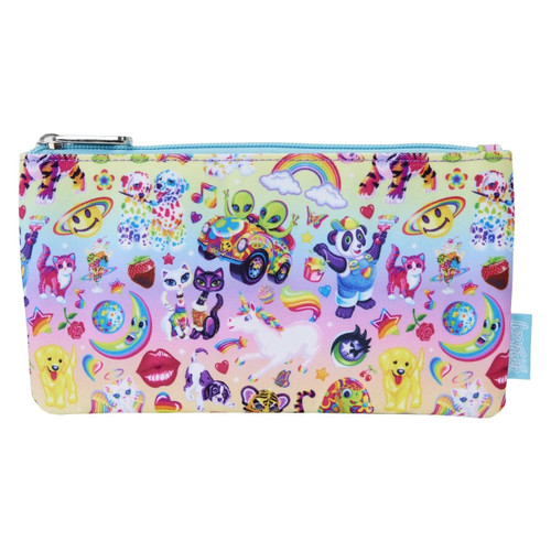 Loungefly Lisa Frank Characters Allover Print Nylon Pouch
