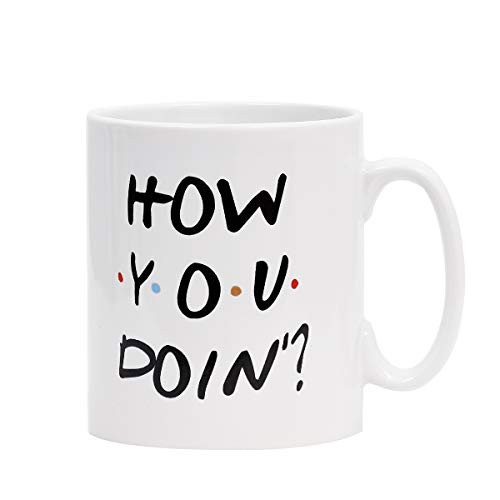 HOW YOU DOIN' Coffee Mugs from Friends TV Show Coffee Tea Mug for Friends Brithday Present or Daily Use  12 Oz