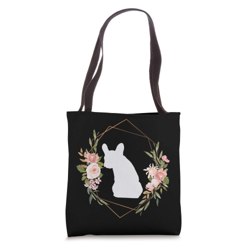 French Bulldog Frenchie Dog Mom Doggo Doggie Pup Puppy Black Tote Bag