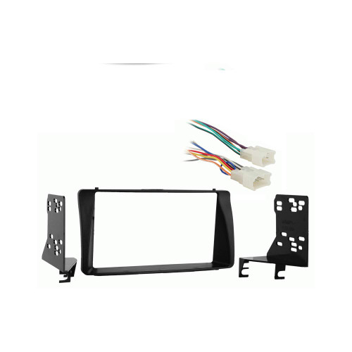 Harmony Audio HA-701761 Compatible with Toyota Corolla 2003-2008 Factory Stereo to Aftermarket Radio Harness and 95-8204 Double DIN Installation Dash Kit