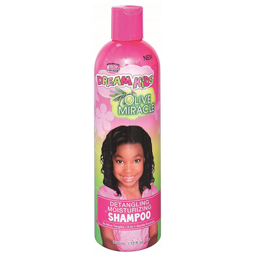 African Pride Dream Kids Olive Miracle DK Detangling Shampoo (3 Pack) - Detangles & Protects Hair, Contains Olive Oil to Seal in Moisture, 12 Oz African Pride Dream Kids Olive Miracle DK Detangling Shampoo (3 Pack) - Detangles & Protects Hair, Contains Olive Oil to Seal in Moisture, 12 Oz