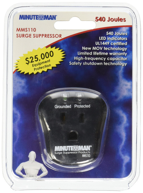 2NC3026 - Minuteman MMS Series Single Outlet Surge Suppressor