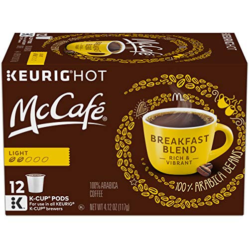 McCafe Breakfast Blend Keurig K Cup Coffee Pods (12 Count)