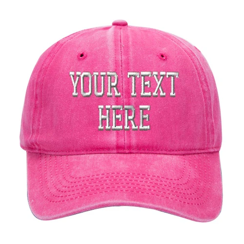 Custom Embroidered Hat, Ponytail Baseball Cap Personalized Cowboy Hat Glacier Cap Mesh Visor Trucker Hat