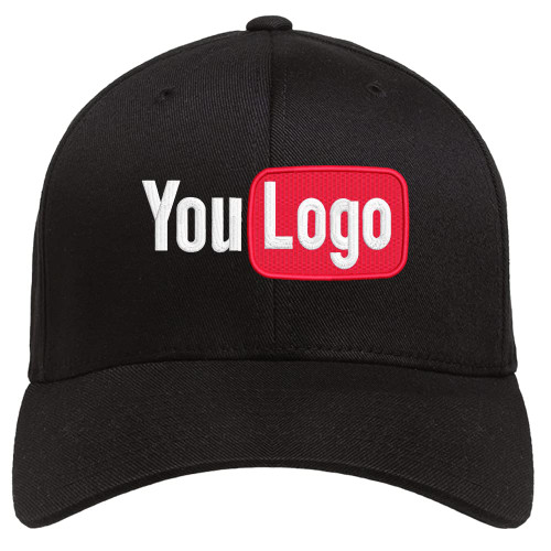 Custom Hats Logo Design Your Own Baseball Cap Embroidered Dad Hat Personalized Adjustable Men Women Black