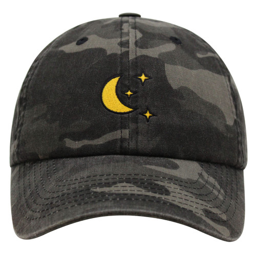 JPAK Moon Premium Dad Hat Embroidered Baseball Cap Space Sky Night