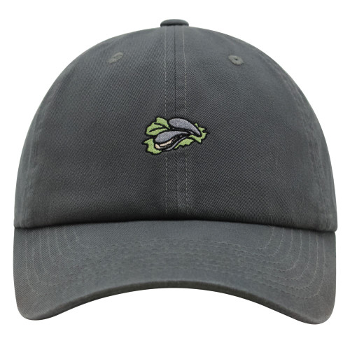 JPAK Oyster Premium Dad Hat Embroidered Baseball Cap Seafood Dark Grey