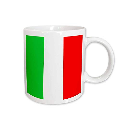 3dRose Italian Flag Ceramic Mug, 11-Ounce