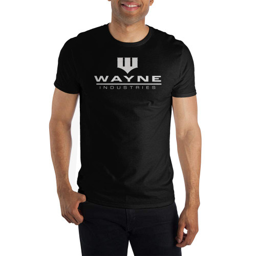 Batman Wayne Industries Short-Sleeve T-Shirt-Large Black