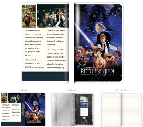 Bioworld Star Wars Return of the Jedi VHS Journal Bioworld Star Wars Return of the Jedi VHS Journal