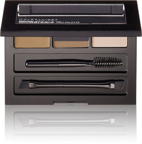 Maybelline Brow Drama Pro Eyebrow Palette, Blonde, 0.1 oz. Maybelline Brow Drama Pro Eyebrow Palette, Blonde, 0.1 oz.