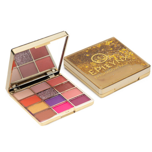 EPILYNX by Dr. Liia Eyeshadow Palette - 12 Eyeshadow Looks, Pink eyeshadow looks, purple eyeshadow looks, yellow eyeshadow looks - Vegan, Gluten-Free and Allergen-Free - Golden Summer Morning