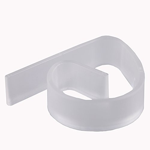 PMLAND Plastic Tablecloth Clips Fit Tables up to 1" Thick - Clear 72 Pieces 6 Dozen