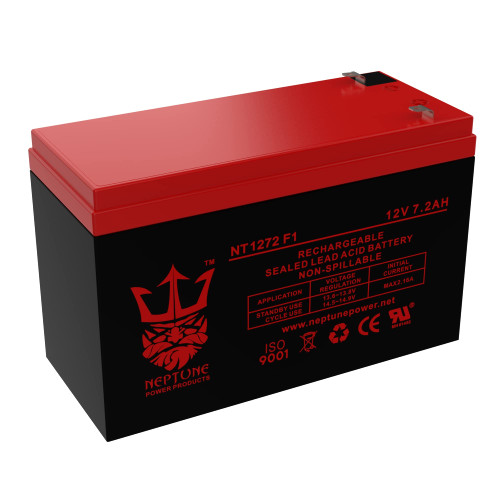 12V 7.2AH SLA Battery for Alarm Systems, Verizon Fios by Neptune