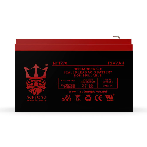Neptune Brand NT1270 12v 7ah Replacement SLA Battery for VERIZON FIOS Battery 12V 7AH SLA Rechargeable Battery