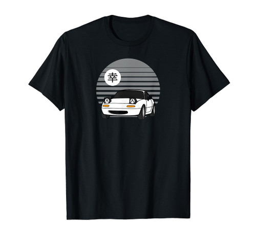 Kawaii JDM MX5 NA White T-Shirt