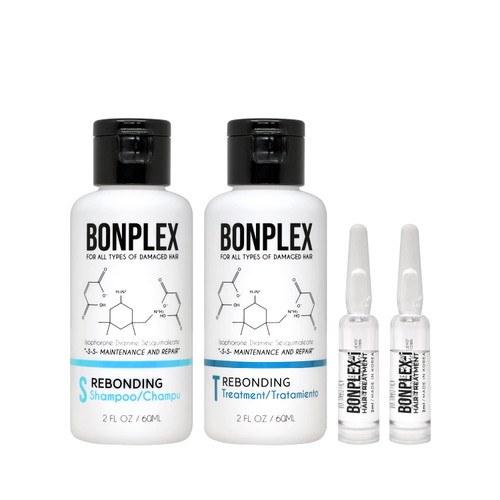 BONPLEX Perfect Bonding Hair Restore Shampoo, Treatment & Ampoule | Bond Strength | Frizz Free, Smooth & Shine| Repair Split Breakage | Damaged Hair Repair Concentrate Trio Kit (2oz + 2 ampoules) BONPLEX Perfect Bonding Hair Restore Shampoo, Treatment & Ampoule | Bond Strength | Frizz Free, Smooth & Shine| Repair Split Breakage | Damaged Hair Repair Concentrate Trio Kit (2oz + 2 ampoules)