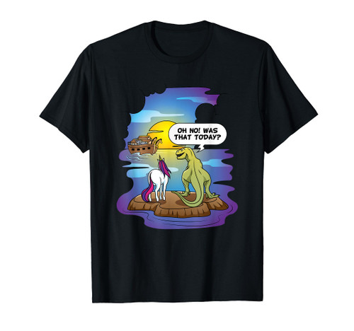 Christian Shirt Noah's Ark Bibble Pun Last Unicorn Dinosaur T-Shirt Christian Shirt Noah's Ark Bibble Pun Last Unicorn Dinosaur T-Shirt