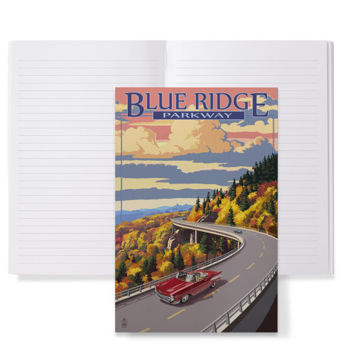 Linn Cove Viaduct, North Carolina, Blue Ridge Parkway (Lined 6x9 Journal, Lay Flat, 193 Pages, FSC paper)
