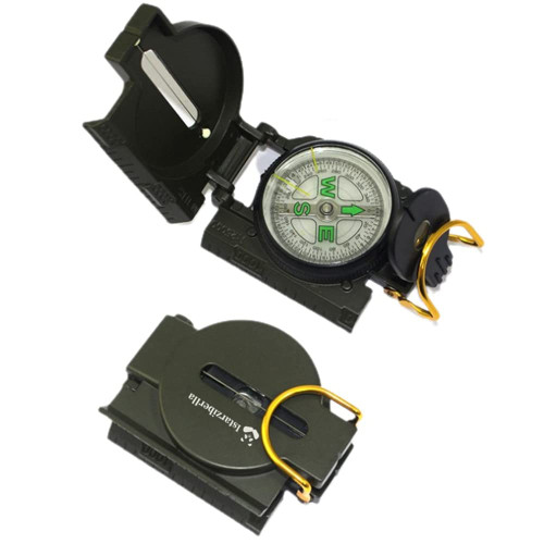 Istarziberlla Camping Multifunction Military Compass - Survival Lensatic Sighting Compass with Lens Accurate Waterproof Compasses with Pouch for Hiking Camping Navigation Backpacking Orienteering Istarziberlla Camping Multifunction Military Compass - Survival Lensatic Sighting Compass with Lens Accurate Waterproof Compasses with Pouch for Hiking Camping Navigation Backpacking Orienteering