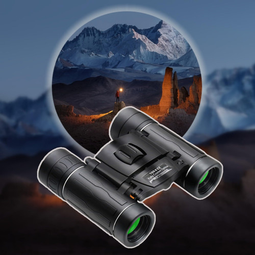 100x22 Zoom Binoculars, Lightweight Binoculars Optics Lens IPX8 Handheld High Definition Telescope for Birdwatching Outdoor Camping Travel for Outdoor Watching
