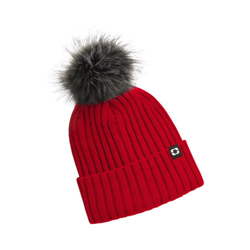 Polaris Off Road Women's Removable POM Beanie Red
