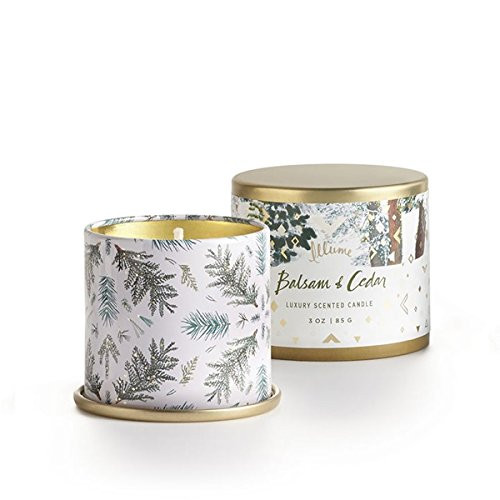 Illume Candle Tin Demi Balsam Cedar, 1 EA