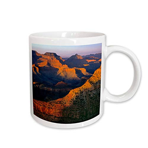 3dRose Arizona, Grand Canyon NP, Mesas at Sunset US03 RER0009 Ric Ergenbright Ceramic Mug, 11-Ounce