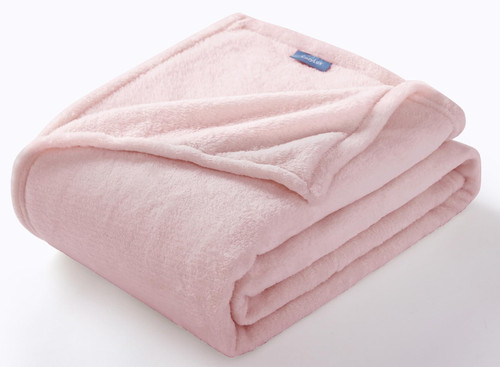 CozyLux Fleece Bed Twin Blanket Pink - 300GSM Soft Lightweight Cozy Plush Fuzzy Microfiber Flannel Blankets for Travel Camping Chair and Sofa, 60x80 inches CozyLux Fleece Bed Twin Blanket Pink - 300GSM Soft Lightweight Cozy Plush Fuzzy Microfiber Flannel Blankets for Travel Camping Chair and Sofa, 60x80 inches