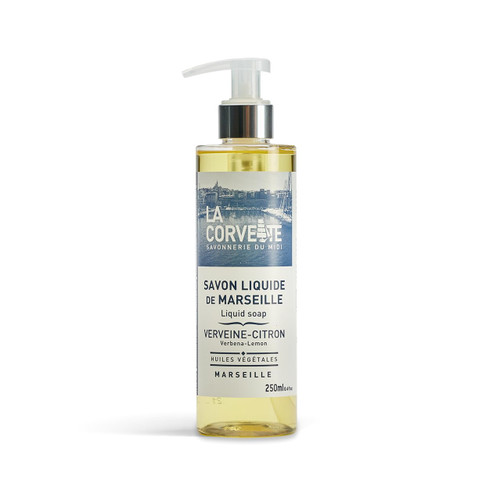La Corvette Marseille liquid soap VERBENA-LEMON La Corvette Marseille liquid soap VERBENA-LEMON