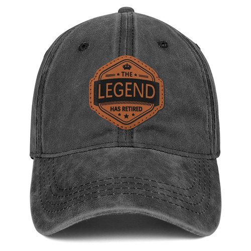 Retired Hat Retirement Gifts for Men Women The Legend Has Retired 2024 Not My Problem Anymore Leather Pattern 100% Cotton Baseball Cap Retired Hat Retirement Gifts for Men Women The Legend Has Retired 2024 Not My Problem Anymore Leather Pattern 100% Cotton Baseball Cap