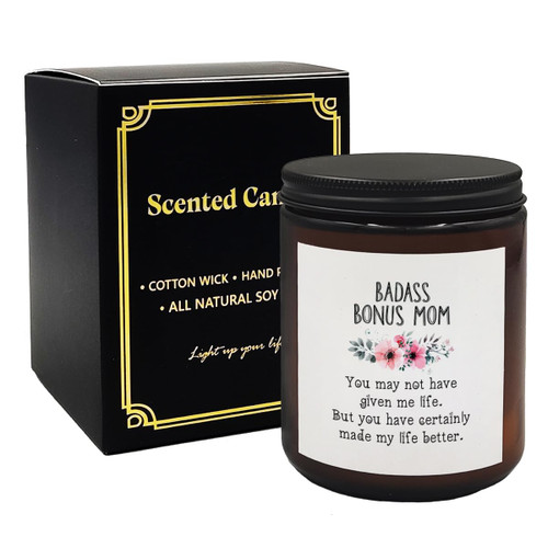 Mancheng-zi Bonus Mom Candle, Bonus Mom Gifts from Daughter Son, Bonus Mom Gifts for Mothers Day Christmas, Second Mom Gifts, Scented Candles Gifts for Bonus Mom, Best Bonus Mom Gifts Mancheng-zi Bonus Mom Candle, Bonus Mom Gifts from Daughter Son, Bonus Mom Gifts for Mothers Day Christmas, Second Mom Gifts, Scented Candles Gifts for Bonus Mom, Best Bonus Mom Gifts