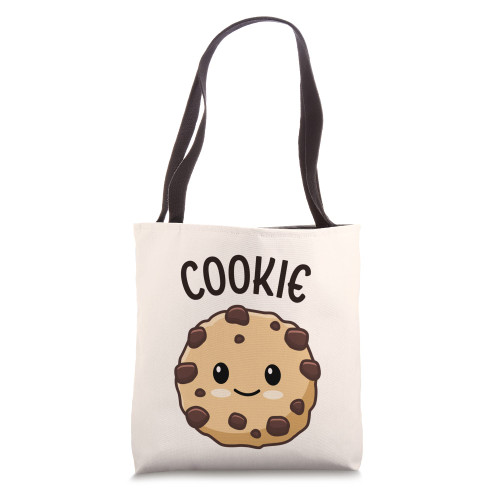 Cookie Cute Adorable Kawaii Food Love Chocolate Chip Cookies Tote Bag