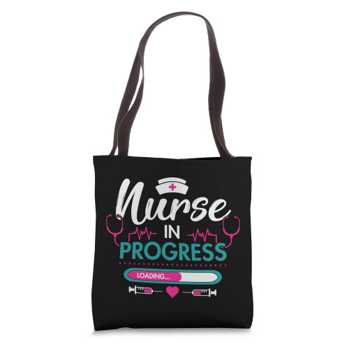 Nurse In Progress Funny Nursing Student Future Nurse Tote Bag Nurse In Progress Funny Nursing Student Future Nurse Tote Bag
