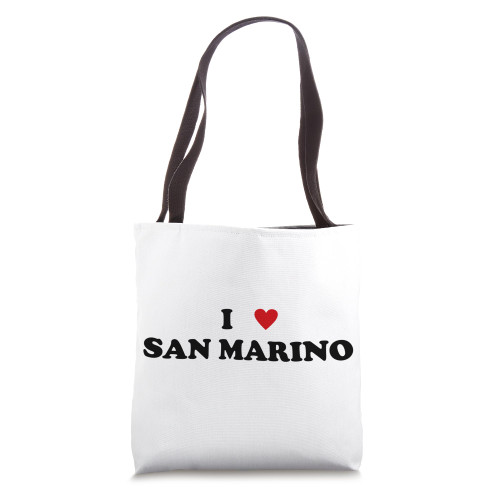 Country Heart Pride - Funny I Love San Marino Tote Bag