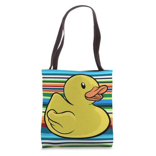 Ducky Duckie Duckling Bath Toy Duck Retro Rubber Duck Tote Bag
